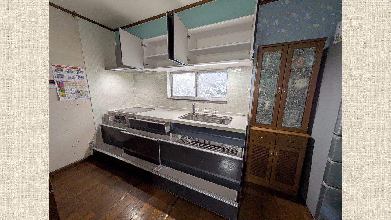 施工後：たっぷりの収納